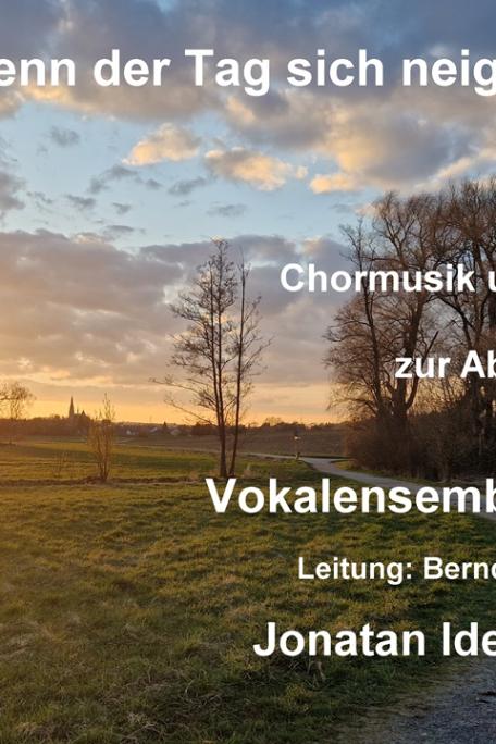 Abendstimmung mit Text