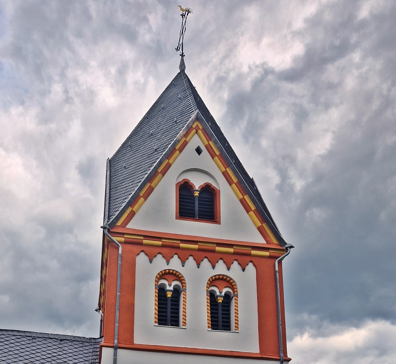 Kirchturm St. Martinus Lay nur Spitze