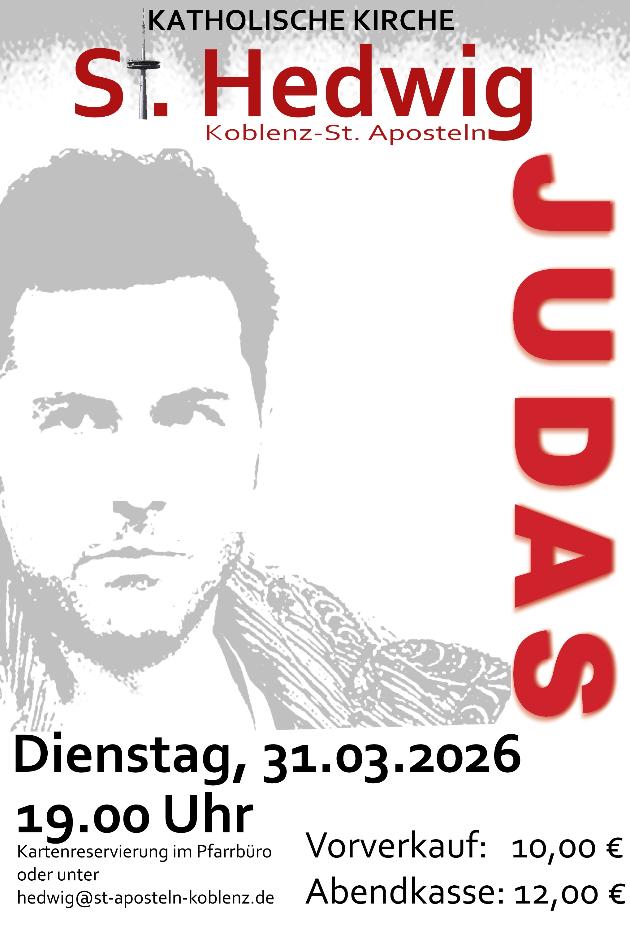 Plakat zur Veranstaltung 31.03.2026 Judas