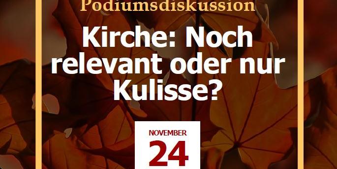 Bild des Plakats mit Einladung zur Podiumsdiskussion