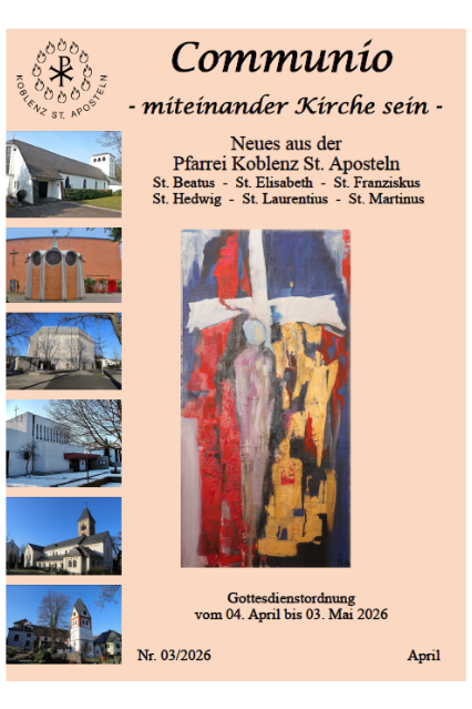 Titelbild Communio 03_2026 April Koblenz St. Aposteln