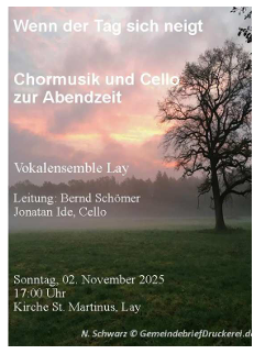 Plakat Chorkonzert